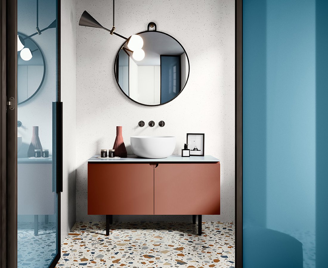 Bathroom tiles DECONCRETE by Ceramica Sant'Agostino