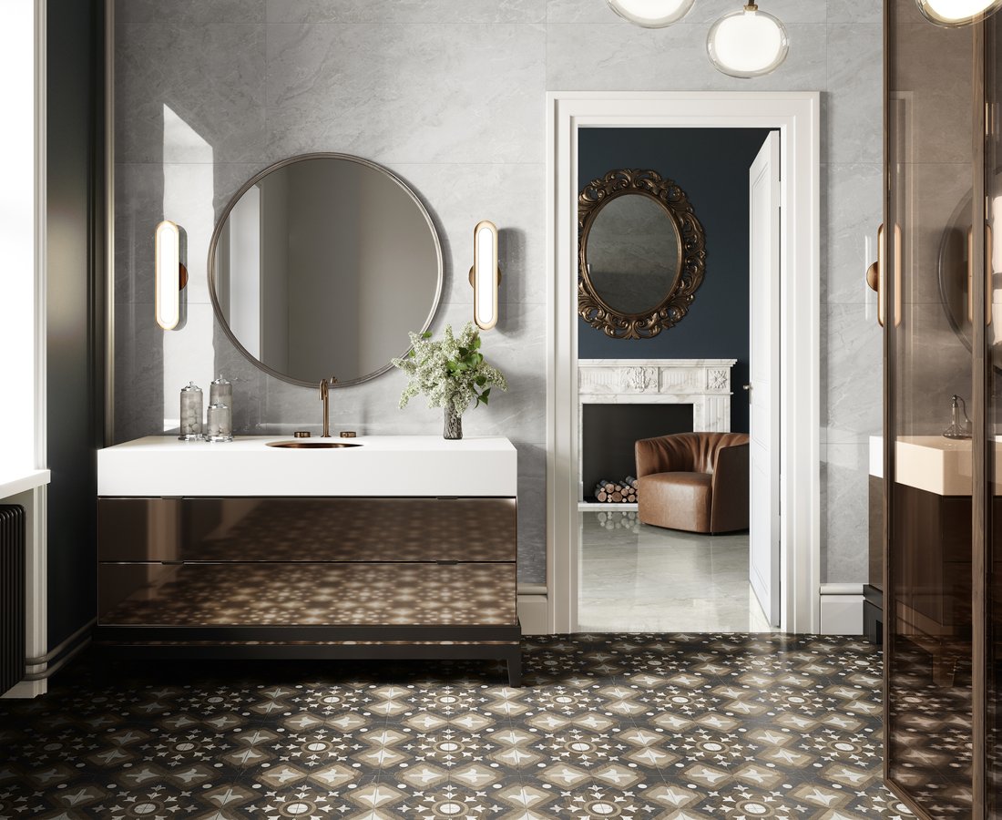 Carreaux pour salle de bains INTARSI GLAM by Ceramica Sant'Agostino