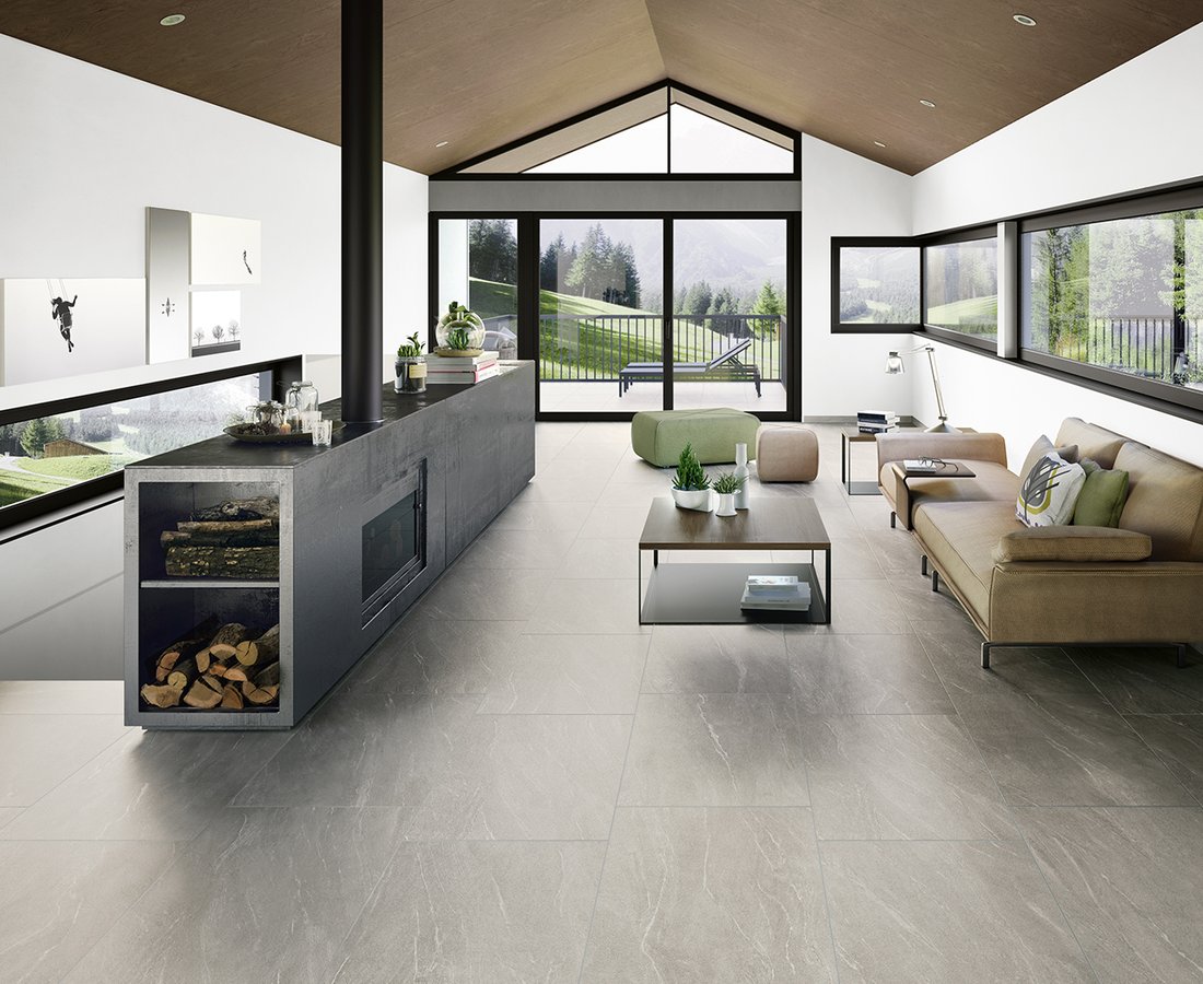 Living room tiles WAYSTONE by Ceramica Sant'Agostino