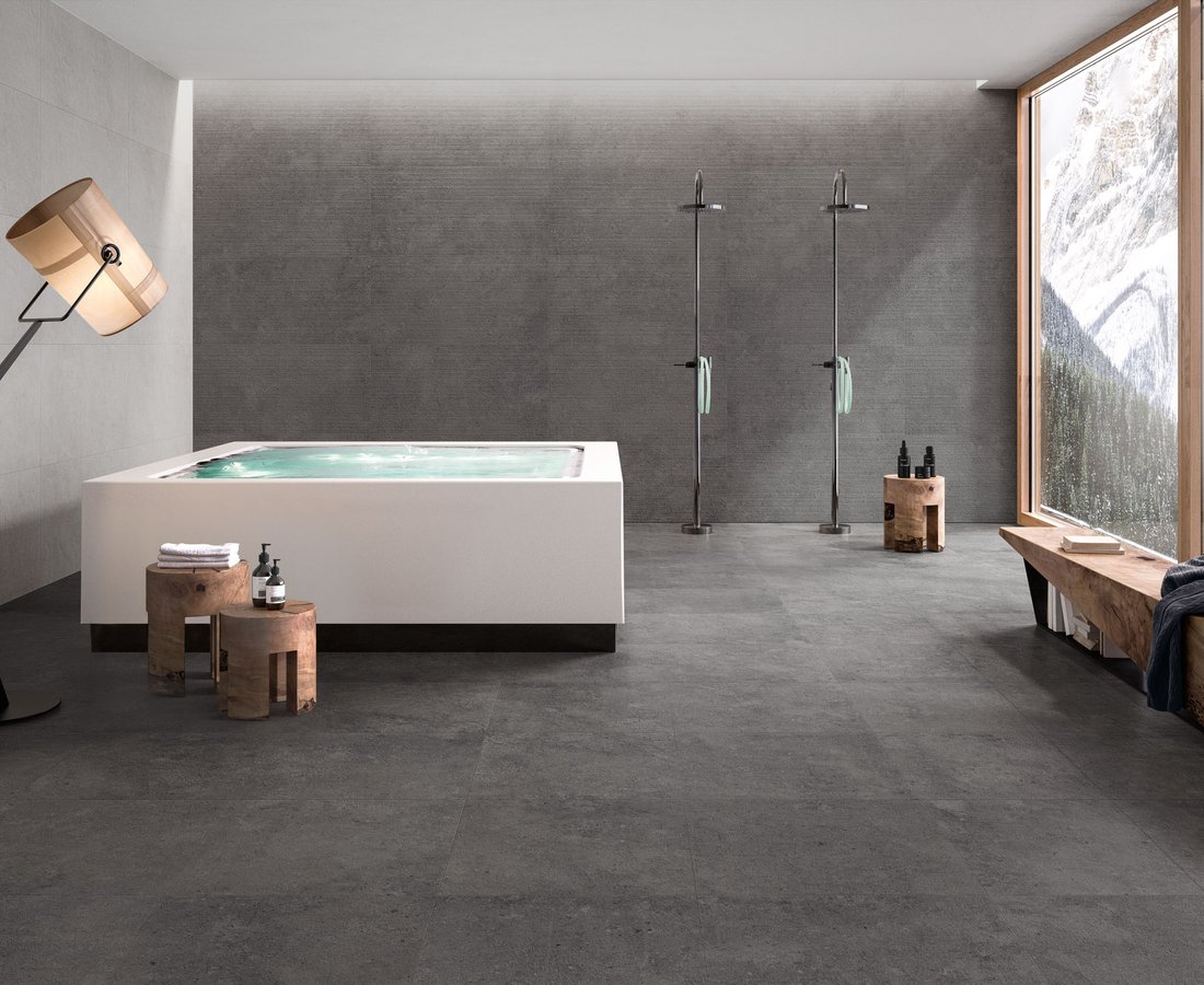 Bathroom tiles HIGHSTONE by Ceramica Sant'Agostino