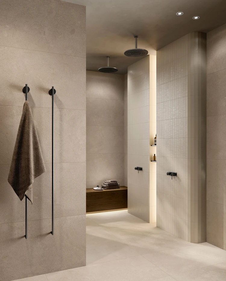 BAYSTONE Sand, Ivory, Iki Wood Almond