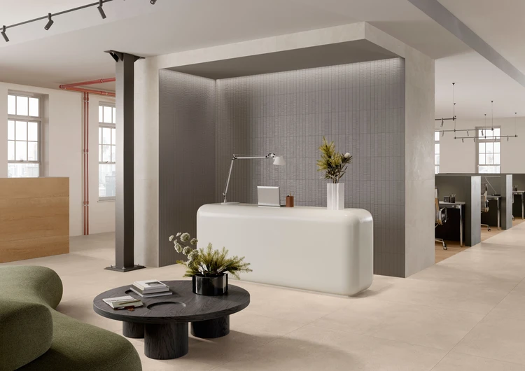 Baystone Ivory, Iki Wood Smoke, Gracewood natural