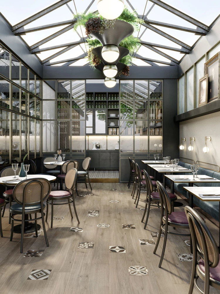 Intarsi Glam Mix, Primewood Taupe