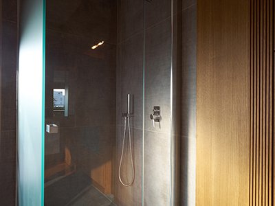 En-suite shower: progetto di design