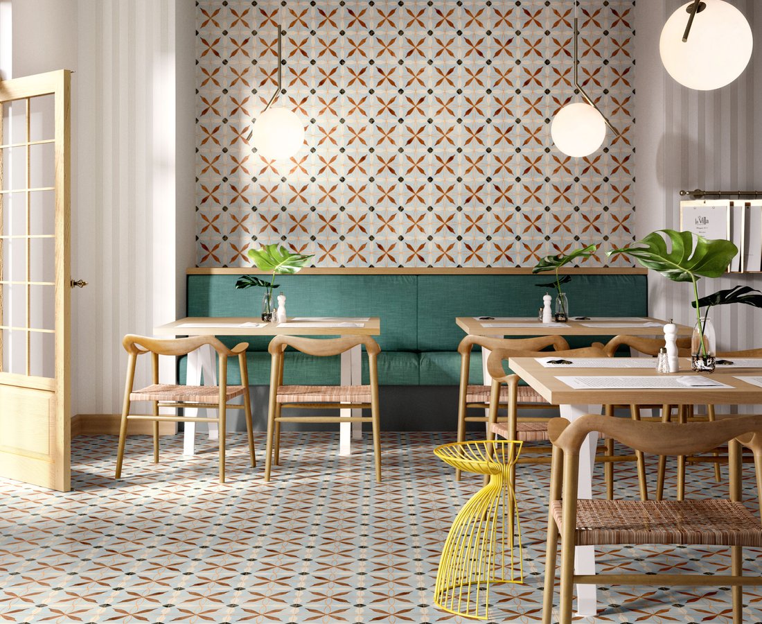 Bodenbeläge für Cafés, Bars und Geschäfte PATCHWORK COLORS by Ceramica Sant'Agostino