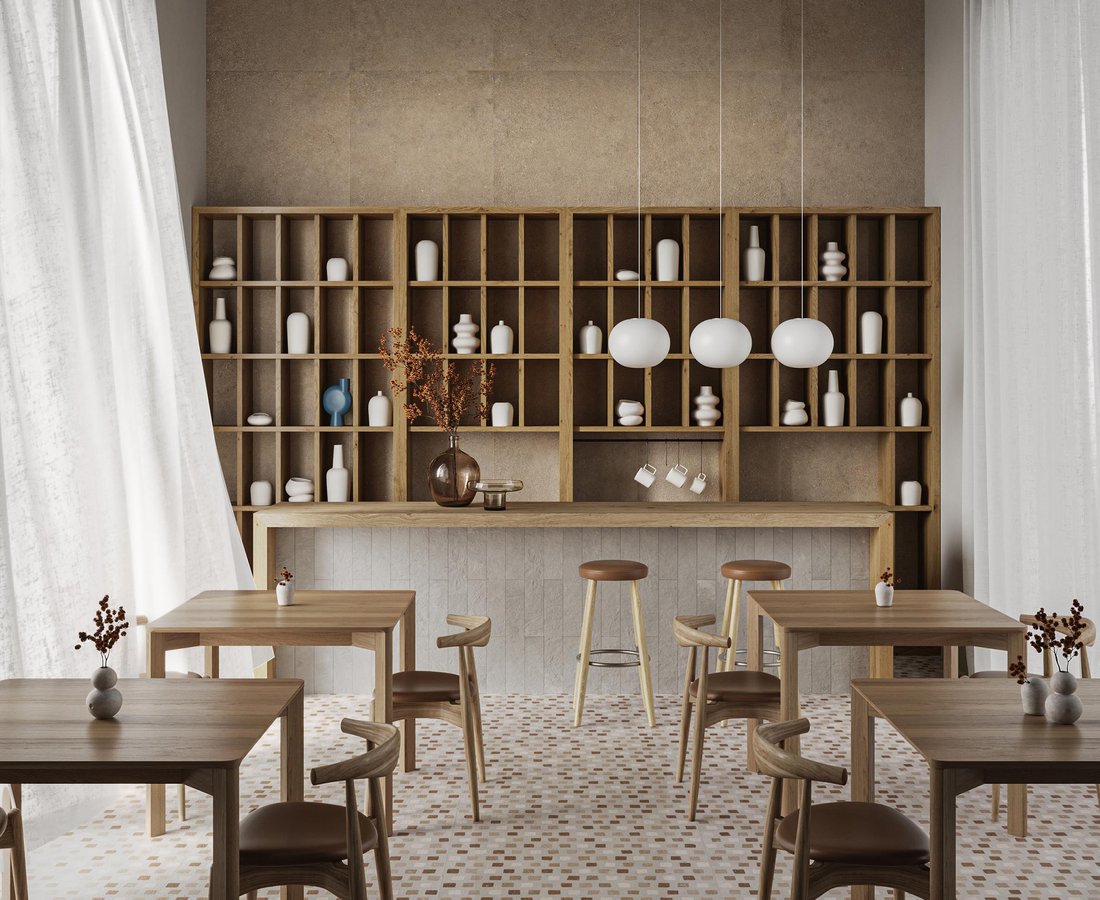Bodenbeläge für Cafés, Bars und Geschäfte DUO by Ceramica Sant'Agostino