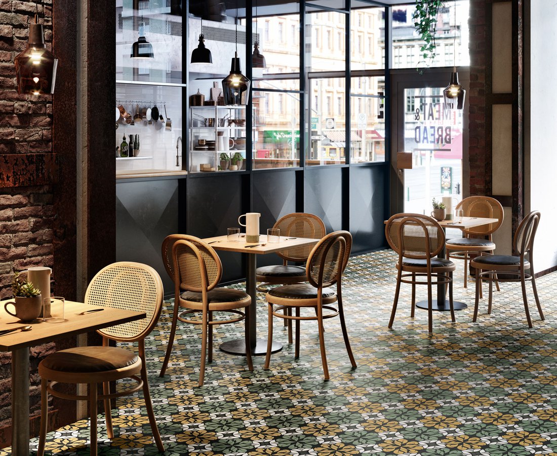 Bodenbeläge für Cafés, Bars und Geschäfte FUN by Ceramica Sant'Agostino