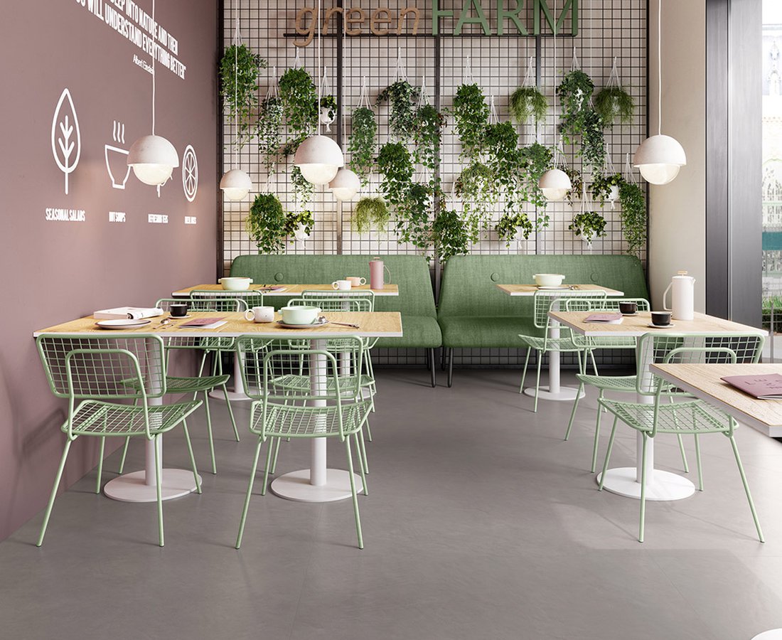 Bodenbeläge für Cafés, Bars und Geschäfte INSIDEART by Ceramica Sant'Agostino