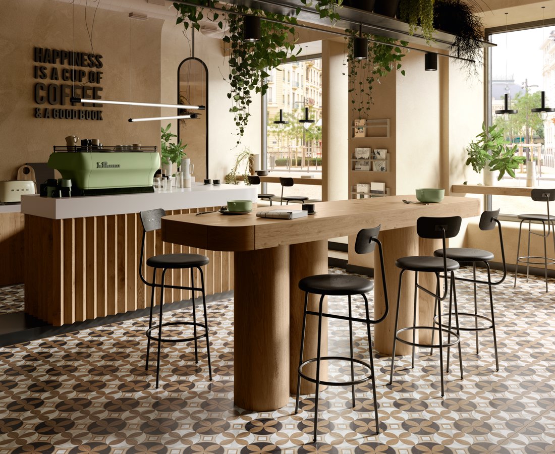 Bodenbeläge für Cafés, Bars und Geschäfte INTARSI ELITE by Ceramica Sant'Agostino