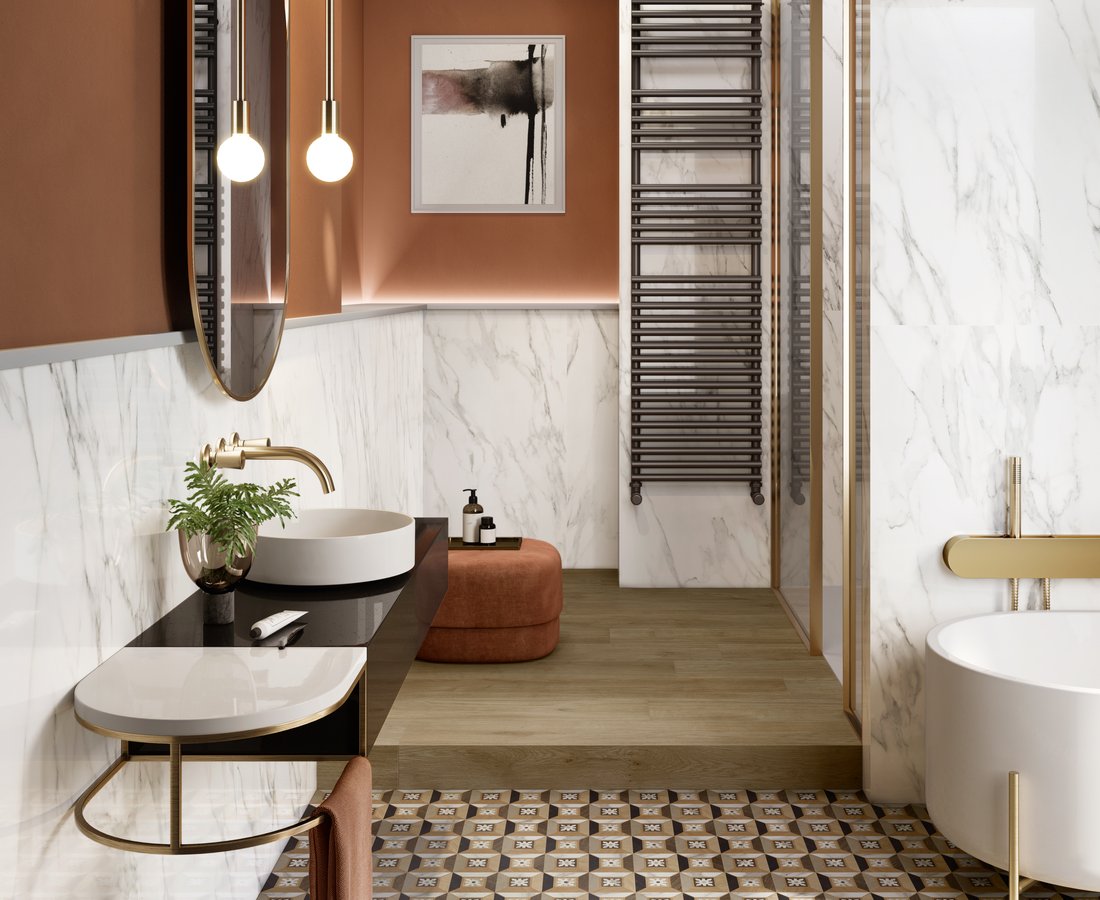Bathroom tiles INTARSI ELITE by Ceramica Sant'Agostino