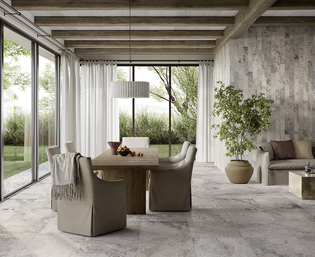 Living room tiles METASTONE by Ceramica Sant'Agostino