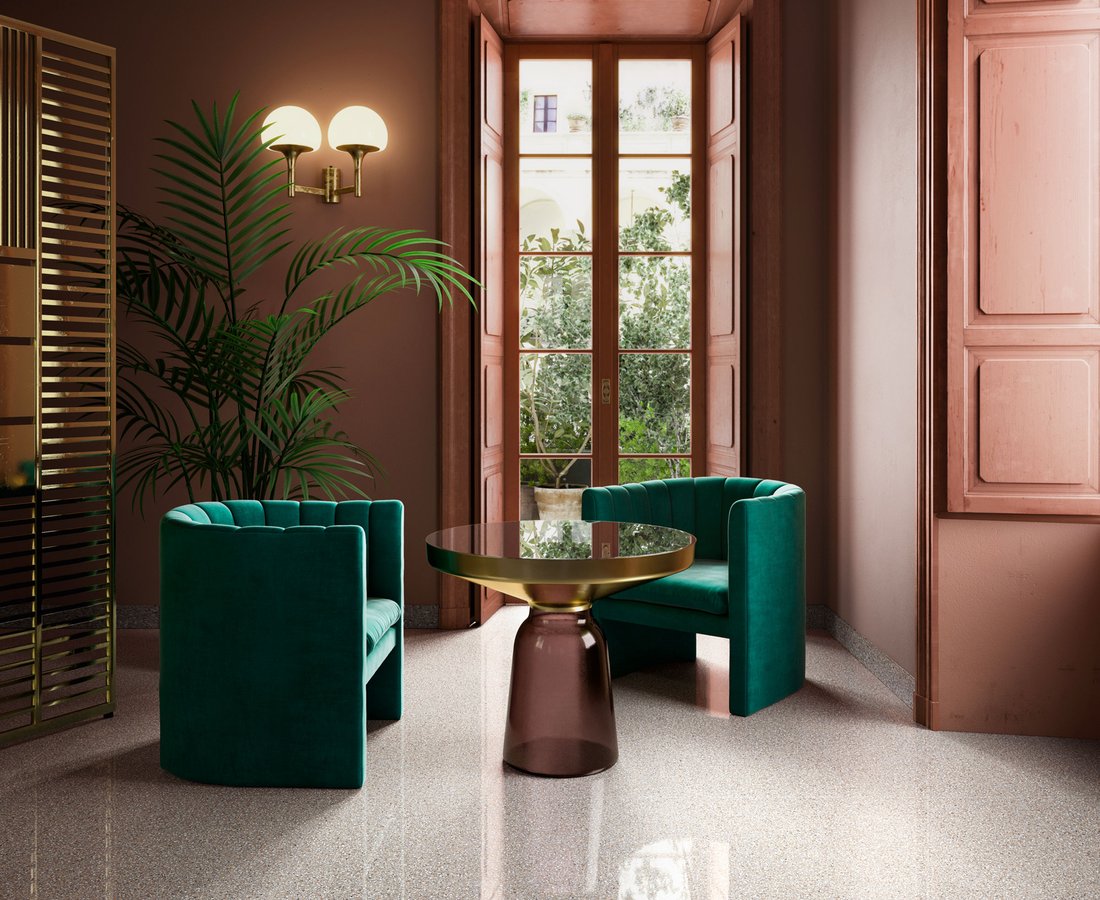 Living room tiles NEWDECO' by Ceramica Sant'Agostino