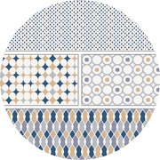 Decorline: decorated tiles